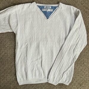 Tommy Hilfiger 100% Cotton White Sweater